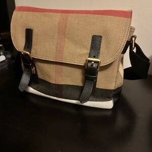 Burberry Messenger Bag - used once. Info tags still inside.